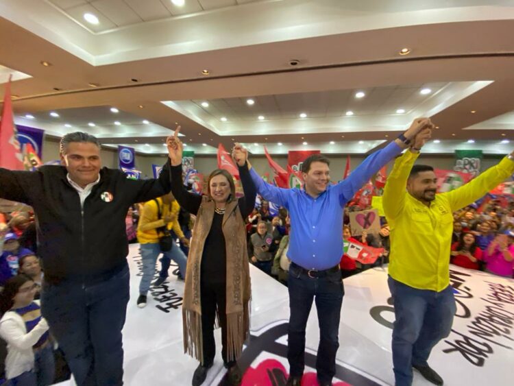 Con fuerza y corazón avanza Xóchitl en Tamaulipas