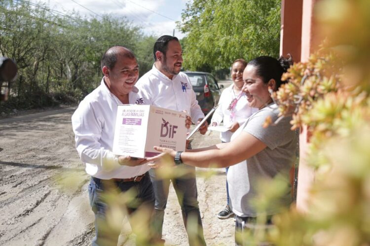 Cumple DIF Tamaulipas con dotaciones alimentarias a más de 81 mil personas