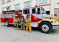 Entrega Américo camión de bomberos a la Coordinación Estatal de Protección Civil