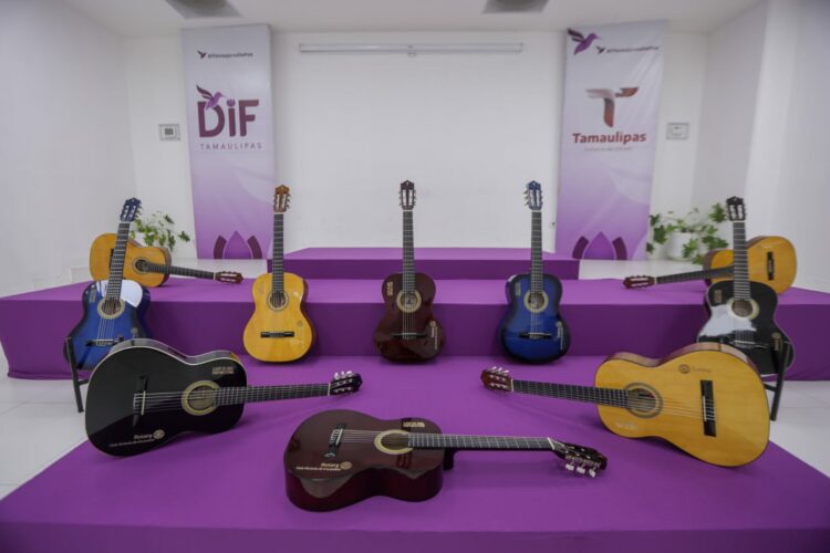 Recibe DIF Tamaulipas donativo de instrumentos musicales