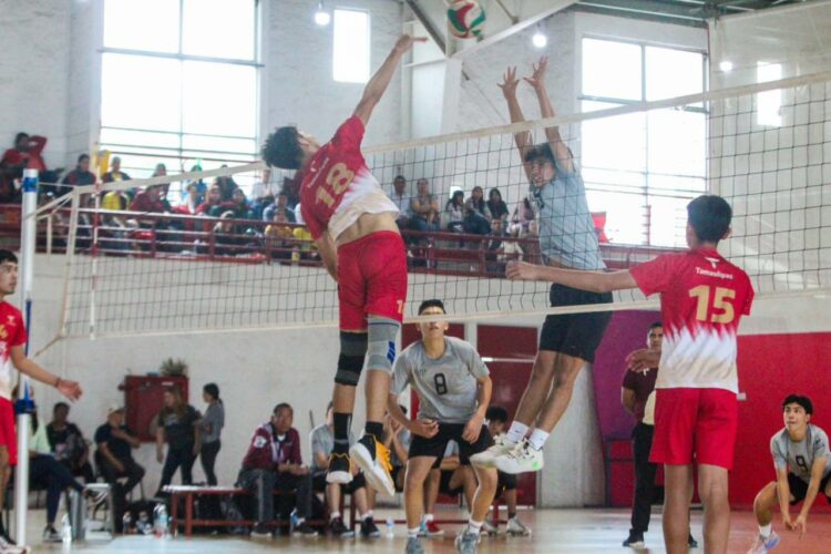 Reynosa y Madero dominan en la Liga de Talentos Deportivos de Voleibol