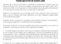 La Corte otorga suspensión para garantizar la titularidad en el cargo del titular del Poder Ejecutivo en Nuevo León.