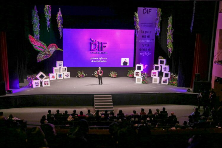 Rinde María de Villarreal su primer informe de actividades al frente del Sistema DIF Tamaulipas