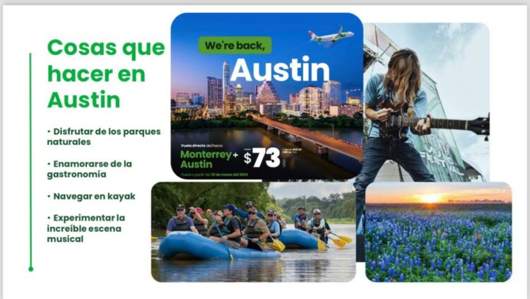 Despega con Viva Aerobús a Austin, su nueva ruta directa desde Monterrey