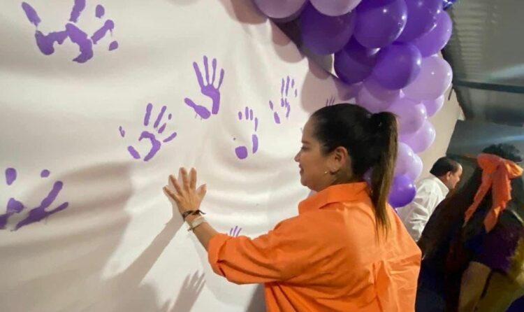 En busca del senado Andrea  García recorre Tamaulipas