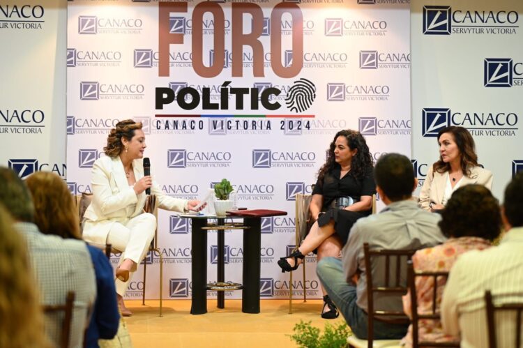 Propone Olga Sosa en CANACO Victoria, fortalecer economía para generar prosperidad compartida
