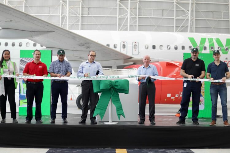 Inaugura Viva Aerobús nuevo hangar de mantenimiento en Aeropuerto de Monterrey