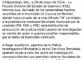 Fiscalía abrió carpeta por candidato asesinado en cierre de campaña en Coyuca