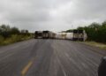 Cerrado en ambos carriles la carretero Reynosa-San Fernando por volcadura
