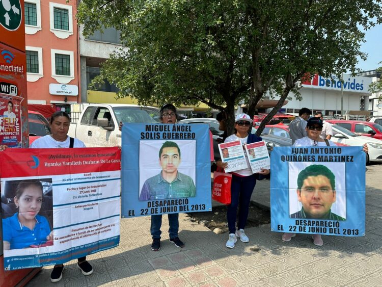 Marchan Madres Buscadoras en  Ciudad Victoria, exigen ¡Justicia!