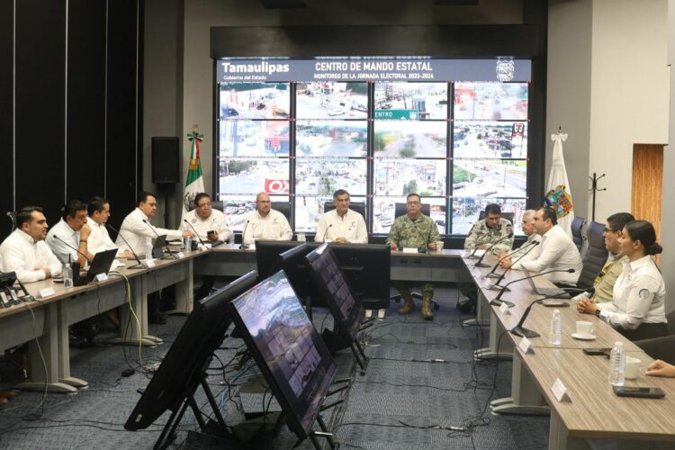 Tamaulipas listo para una jornada electoral en paz y segura