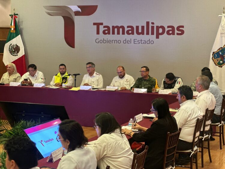 Tamaulipas preparado ante posible llegada de tormenta tropical: Gobernador