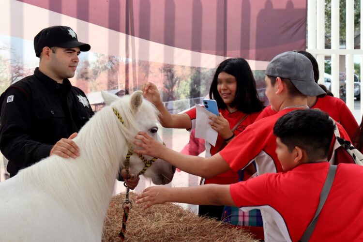 Agrupamiento montado de la Guardia Estatal mantiene proximidad permanente