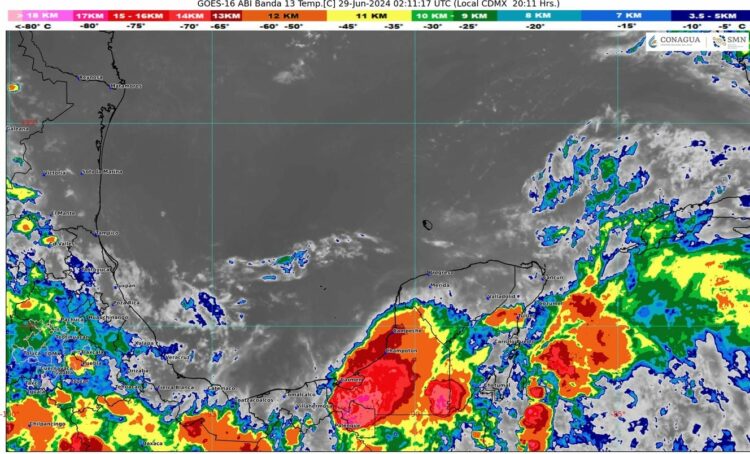 Monitorean Disturbio Tropical 94L con trayectoria hacia Tamaulipas