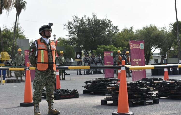 Destruyó Ejército 1,505 armas de fuego  aseguradas en operativos de Tamaulipas