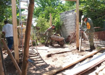 Aplican Ejército y DIF Tamaulipas “Labor Social” en sitios afectados por lluvias