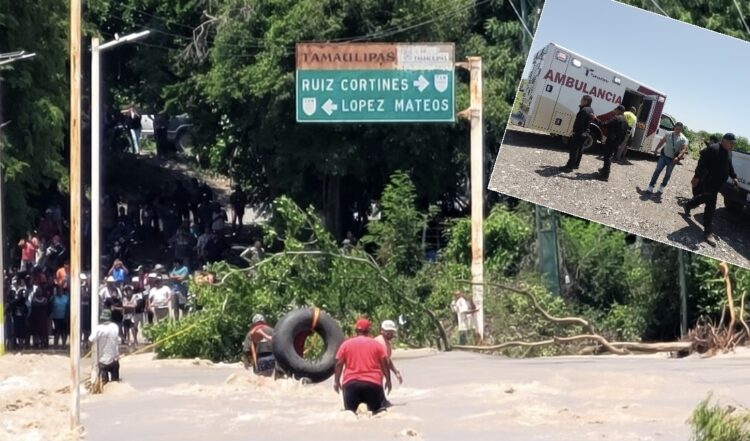 Rescatan a dos mujeres en el río San Marcos y un abuelito en el Zaragoza