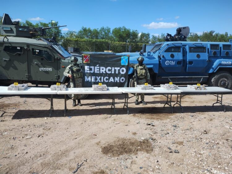 Ejército y Fiscalía de Tamaulipas aseguran más de 90 kg de cocaína