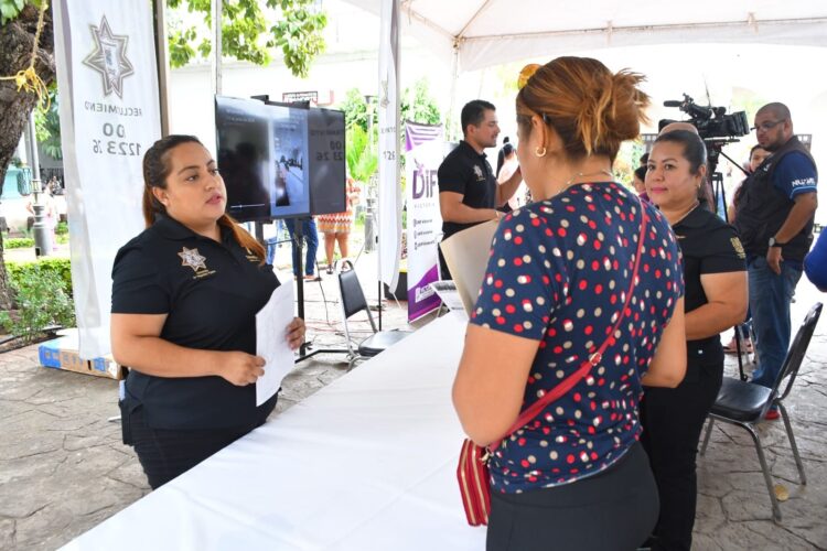 Muestran mujeres interés en vacantes operativas de la SSPT