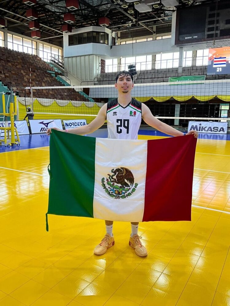Tamaulipeco se cuelga medalla histórica para la Selección Mexicana Sub-23 de voleibol