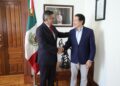 Américo Villarreal y Mario Delgado van juntos por más educación para Tamaulipas