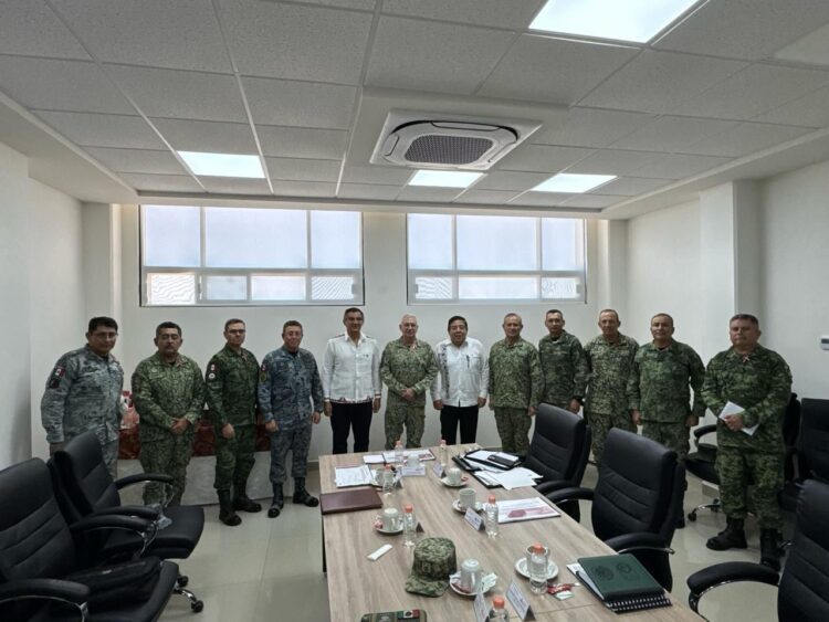 Supervisan Sedena y gobernador avance de la Agencia Nacional de Aduanas en Nuevo Laredo