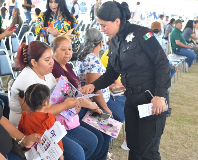 Mantiene SSPT proximidad ciudadana en brigada “Transformando Familias”
