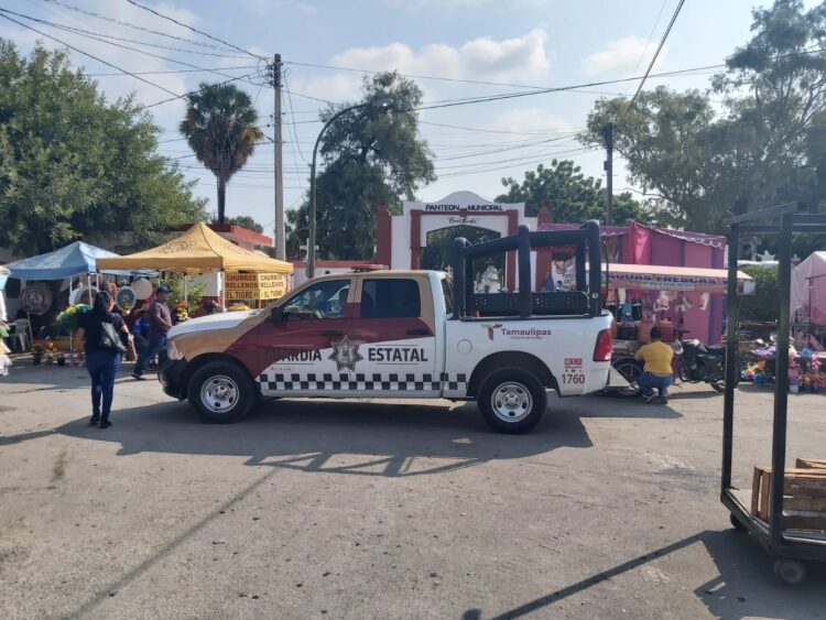 Implementa Guardia Estatal operativo de seguridad en panteones