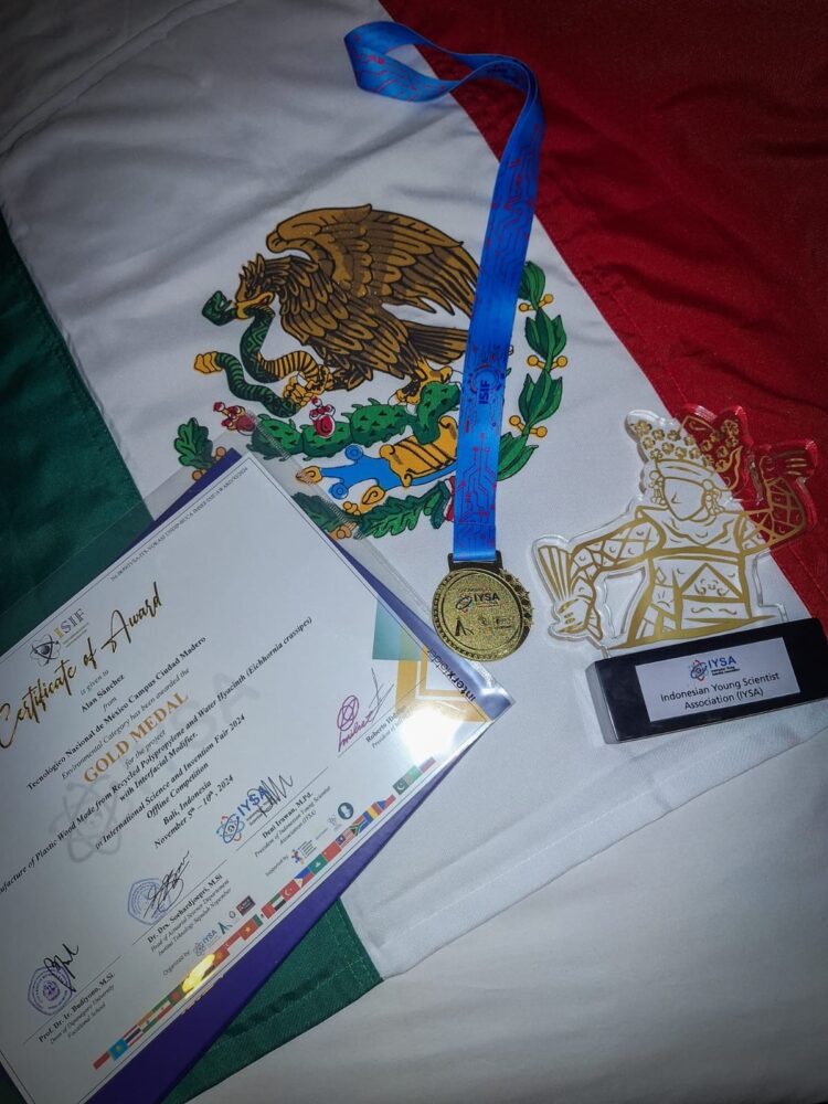 Gana tamaulipeco medalla de oro en Feria Internacional de Ciencia e Invención