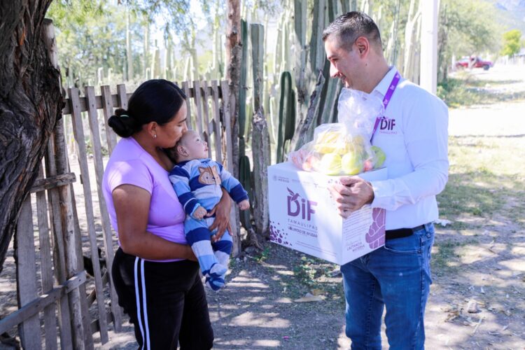 Entrega DIF Tamaulipas más de 67 mil dotaciones alimentarias en todo el estado