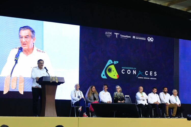 Inaugura gobernador Américo Villarreal Congreso Nacional Espacial 2024