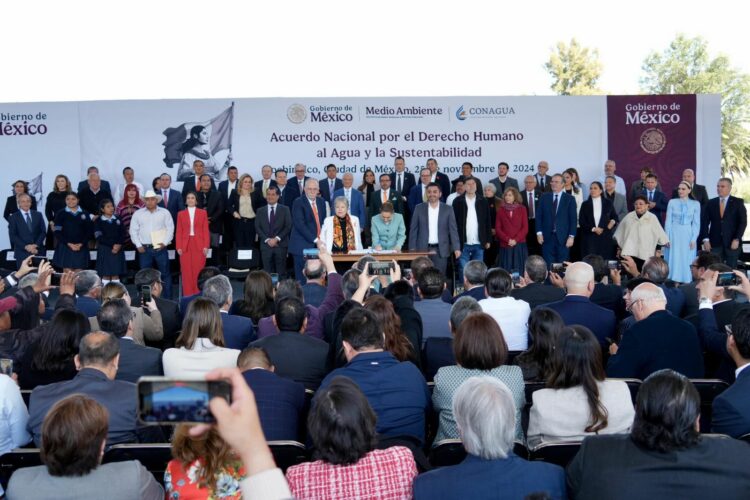 Participa Américo Villarreal en el Acuerdo Nacional por el Derecho Humano al Agua