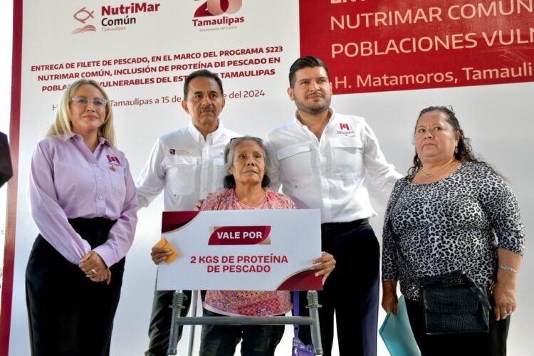 Con el programa Nutrimar-Común, se avanza hacia la seguridad alimentaria de Tamaulipas