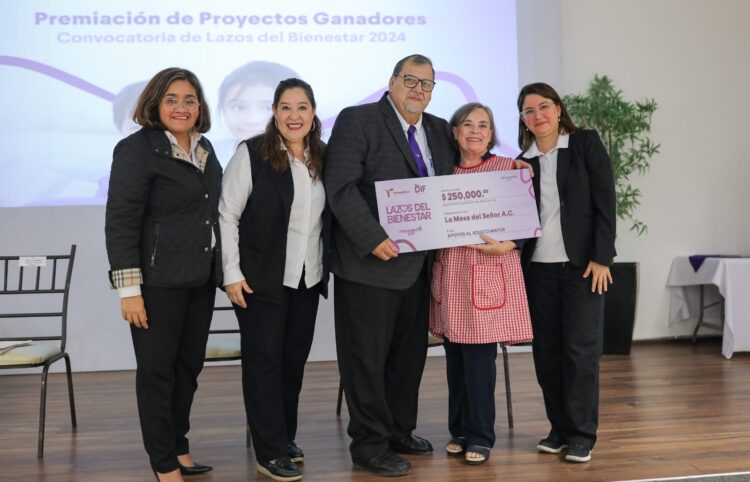 Premia DIF Tamaulipas a las organizaciones ganadoras de la convocatoria Lazos del Bienestar 2024