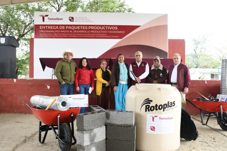 Fomentan autosuficiencia alimentaria con paquetes productivos de traspatio