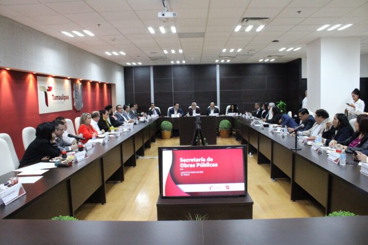 Hacen sinergia Obras Públicas, diputadas y diputados por la transformación de Tamaulipas