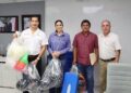 Entrega INDE material deportivo para escuelas de Jiménez