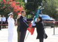 Preside gobernador Américo Villarreal ceremonia del Día de la Bandera