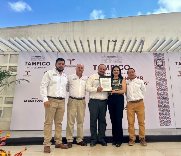 Firma Universidad Tecnológica del Mar de Tamaulipas Bicentenario convenio “Economía del Bienestar” con el Gobierno de Tampico