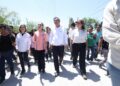 La presidenta Claudia y el gobernador Américo visitan a damnificados de Reynosa, Tamaulipas