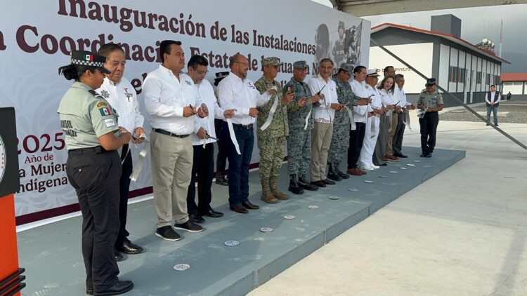 Inauguran gobernador y mandos militares, instalaciones de la Guardia Nacional en Tamaulipas