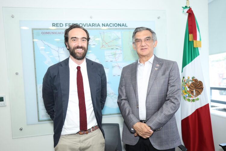 Afinan Américo Villarreal y Andrés Lajous rutas ferroviarias de Tamaulipas