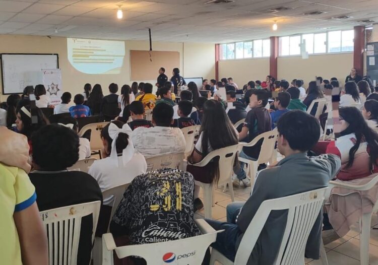 Previenen conductas violentas y adicciones en estudiantes de la frontera