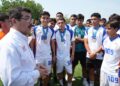 Recibe rector a los Correcaminos campeones de la Liga Premier