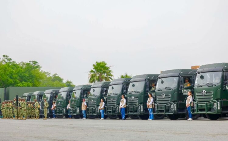Inició Ejército entrega de enseres a familias afectadas por las lluvias en Reynosa y Río Bravo