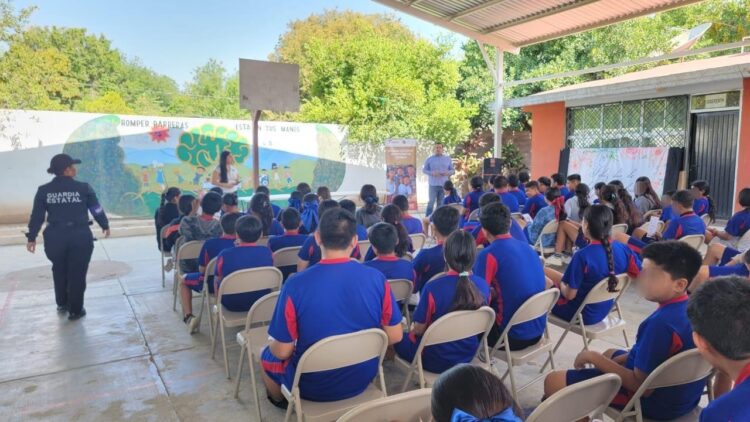 Imparte Guardia Estatal de Género pláticas contra el bullying a estudiantes de Güémez