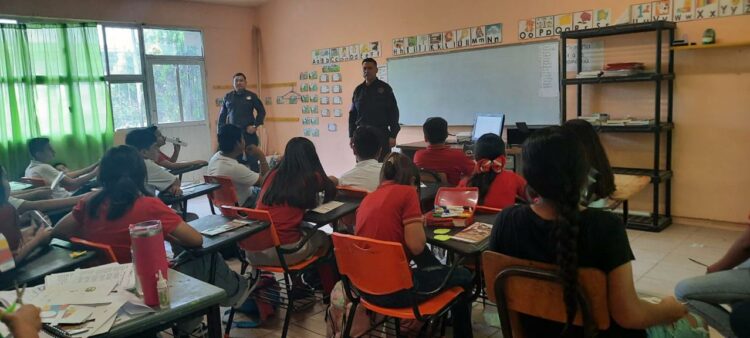 Imparte Guardia Estatal de Género pláticas contra la violencia a niñas y niños de San Fernando