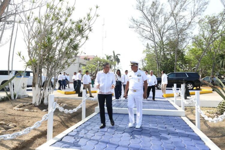 Reconoce Américo Villarreal respaldo de la Secretaría de Marina para la paz y el desarrollo de Tamaulipas