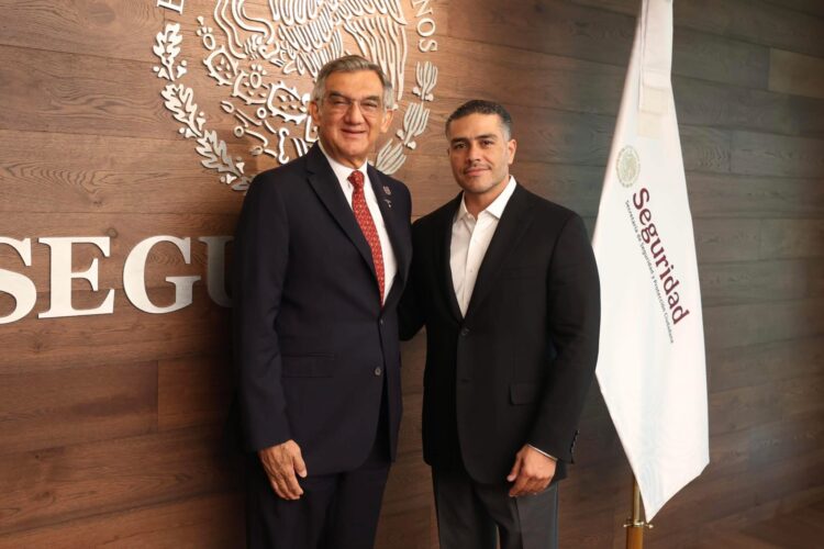 Presenta Américo Villarreal Anaya avances de seguridad en Tamaulipas a García Harfuch