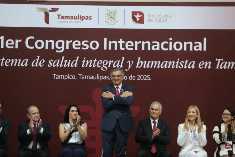 Inaugura Américo Congreso Internacional «Hacia un Sistema de Salud Integral y Humanista en Tamaulipas»